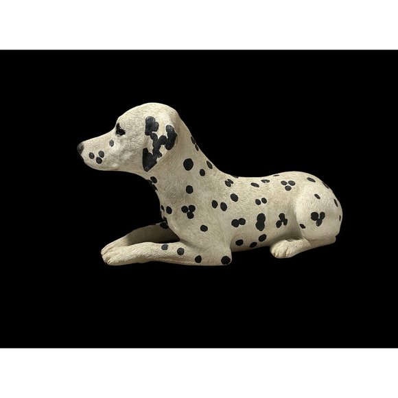 Vintage Clay Dalmatian Dog Sandra Brue Sandicast Sculpture - Picture 2 of 6